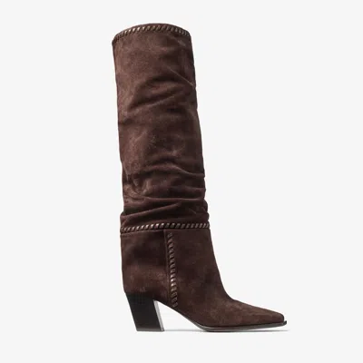 JIMMY CHOO HART STITCH KNEE BOOT 60