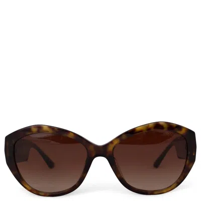 Pre-owned Jimmy Choo Havana Anahi Tortoise Butterly Sunglasses Gradient Brown 5013u