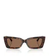 Jimmy Choo Havana Cat Eye Sunglasses In Brown