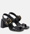 Jimmy Choo Hawke 70 Womens Buckle Block Heel In Black