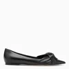 Jimmy Choo Woman Ballet Flats Black Size 6.5 Leather In Black