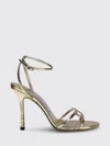Jimmy Choo Leo Sandal In Gold
