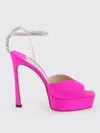 Jimmy Choo Saeda 125 Platform Sandals In Fuchsia