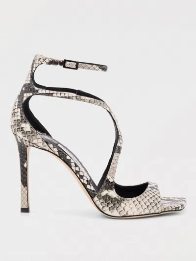 Jimmy Choo Sandalen Mit Absatz  Damen Farbe Grau