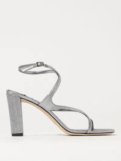 Jimmy Choo Heeled Sandals  Woman Colour Silver