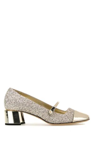 Jimmy Choo Heeled Shoes In Gold