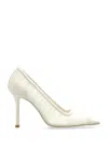 Jimmy Choo Heeled Shoes Lotta In Ivory