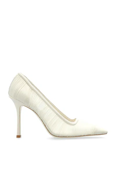 Jimmy Choo Heeled Shoes Lotta In Ivory/ivory