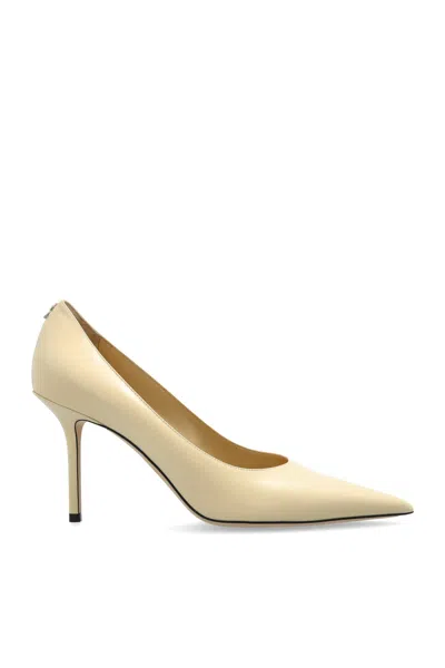 Jimmy Choo Heeled Shoes `love` In Sand