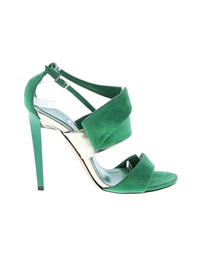 Pre-owned Jimmy Choo Heels In Green