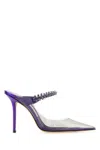 Jimmy Choo Bing Crystal Clear Mule Pumps In Printed