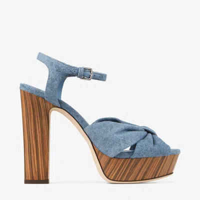 Jimmy Choo Heloise 120 In Blue