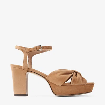 Jimmy Choo Heloise 80 In Biscuit