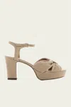 Jimmy Choo Heloise 80 Platform Sandal In Ballet Pink