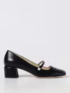Jimmy Choo Closed Toe Chunky Heel Pump In Black