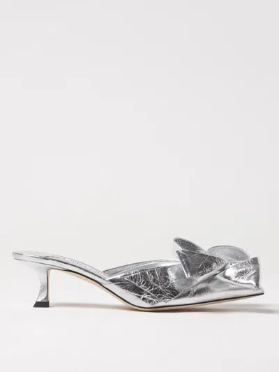 JIMMY CHOO HEELED SANDALS JIMMY CHOO WOMAN COLOR SILVER,G50345061