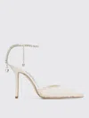 Jimmy Choo Saeda Crystal Ankle Strap Pointed Toe Pump