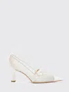 Jimmy Choo Aren 65 Tkw Mesh And Leather Pumps With Crystal Appliques In Neutral