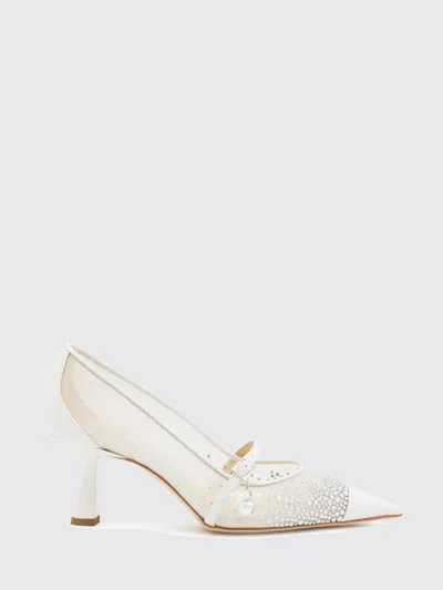 JIMMY CHOO HIGH HEEL SHOES JIMMY CHOO WOMAN COLOR WHITE,H49871001