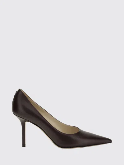 Jimmy Choo High Heel Shoes Woman Color Wine In Burgundy