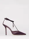 Jimmy Choo Afia Mesh 100 Satin And Ruched Tulle Sandal Sandals Violet In Purple