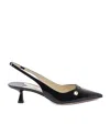 Jimmy Choo Amita Patent Leather Pumps In Black
