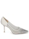 Jimmy Choo Love 65 Crystal-embellished Pumps In White