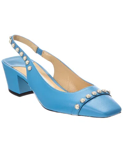 Jimmy Choo Hya 45 Leather Slingback Pump In Pattern