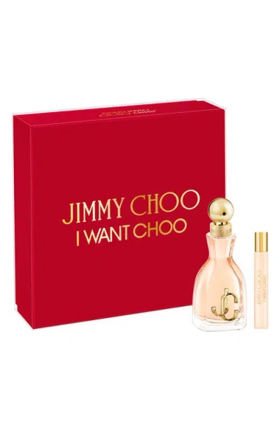 Jimmy Choo I Want Choo Eau De Parfum 2-piece Gift Set $142 Value In Transparent