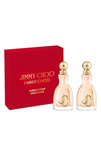 Jimmy Choo I Want Choo Eau De Parfum Duo $232 Value In Transparent