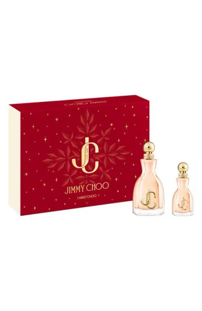 Jimmy Choo I Want Choo Eau De Parfum Set $234 Value In Transparent
