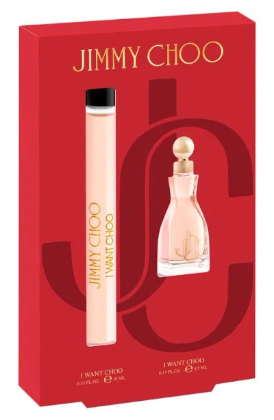Jimmy Choo I Want Choo Eau De Parfum Set $47 Value In Transparent