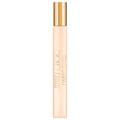 Jimmy Choo I Want Choo Eau De Parfum Travel Spray 0.33 oz / 10 ml Eau De Parfum Spray In White