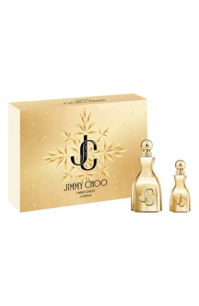 Jimmy Choo I Want Choo Le Parfum Set In Transparent