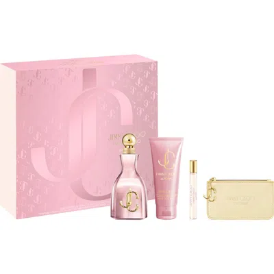 Jimmy Choo I Want Choo With Love 4-piece Fragrance Gift Set $210 Value In Transparent