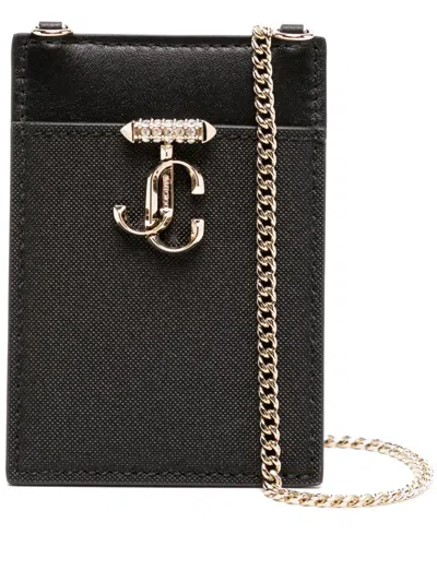 Jimmy Choo Id Holder In Black