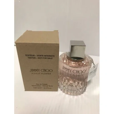 Jimmy Choo Illicit Flower Women's 3.3 oz Eau De Toilette Tester In Transparent