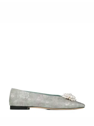 Jimmy Choo Ines Flats Shoes In Multi