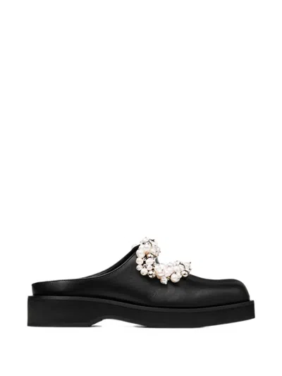 Jimmy Choo Ingrid Faux-pearl Embellished Mules In Multi