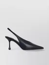 Jimmy Choo Leather Pointed Toe Sling Back Stiletto In Multi