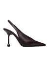 Jimmy Choo Isa 95 High Heels In Burgundy