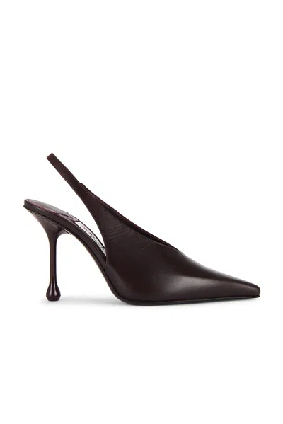 Jimmy Choo Isa 80 Neckline Color Merlot Women In Black