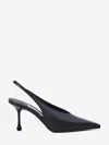 Jimmy Choo Isa Slingback Pumps Drop Heel In Black