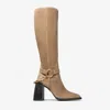 Jimmy Choo Isabelle Knee Boot 95 In Rattan