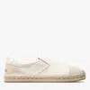 Jimmy Choo Ivan Canvas Espadrilles In Latte Mix