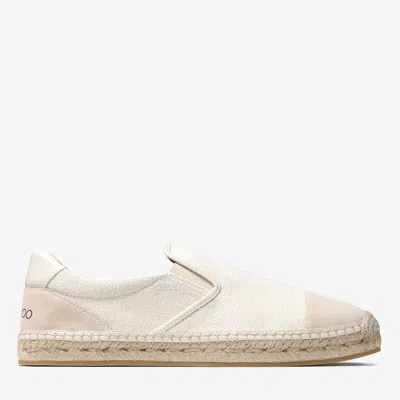 Jimmy Choo Ivan Espadrille In Latte Mix