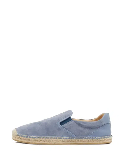 Pre-owned Jimmy Choo Ivan Slip-on Espadrilles In 蓝色