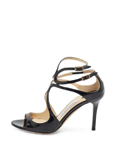 Pre-owned Jimmy Choo Ivette Sandals In Black