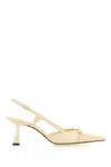 Jimmy Choo Leather Sling Back Pumps With Bow Detail