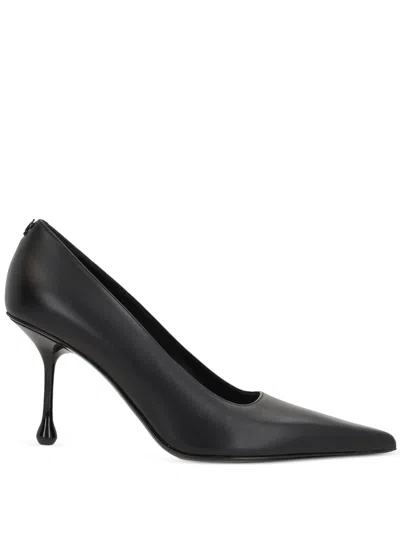 Jimmy Choo Ixia 80 Black Pointed Toe Pumps